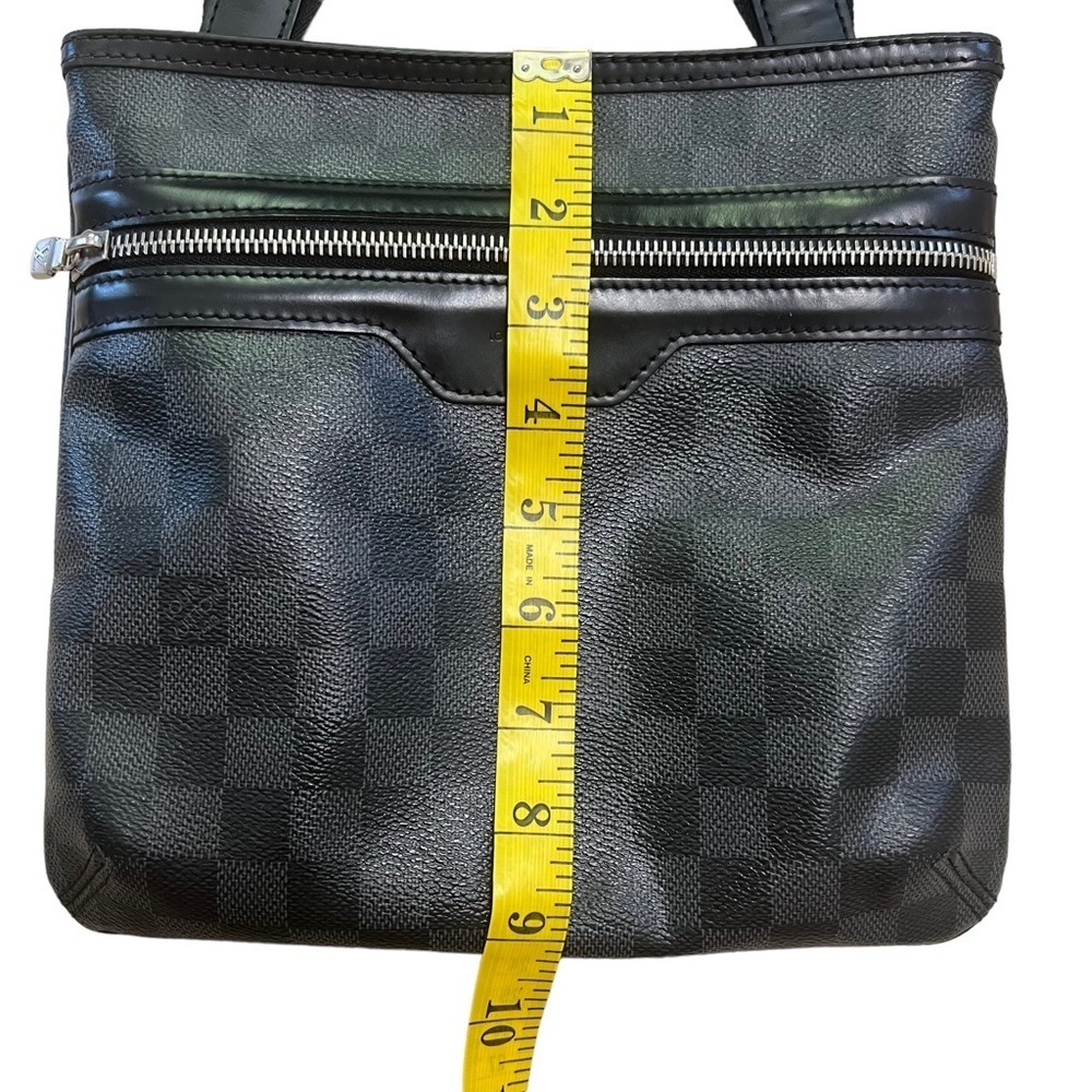 Louis Vuitton Damier Graphite Slim Crossbody Bag in Black - Picture 11 of 16